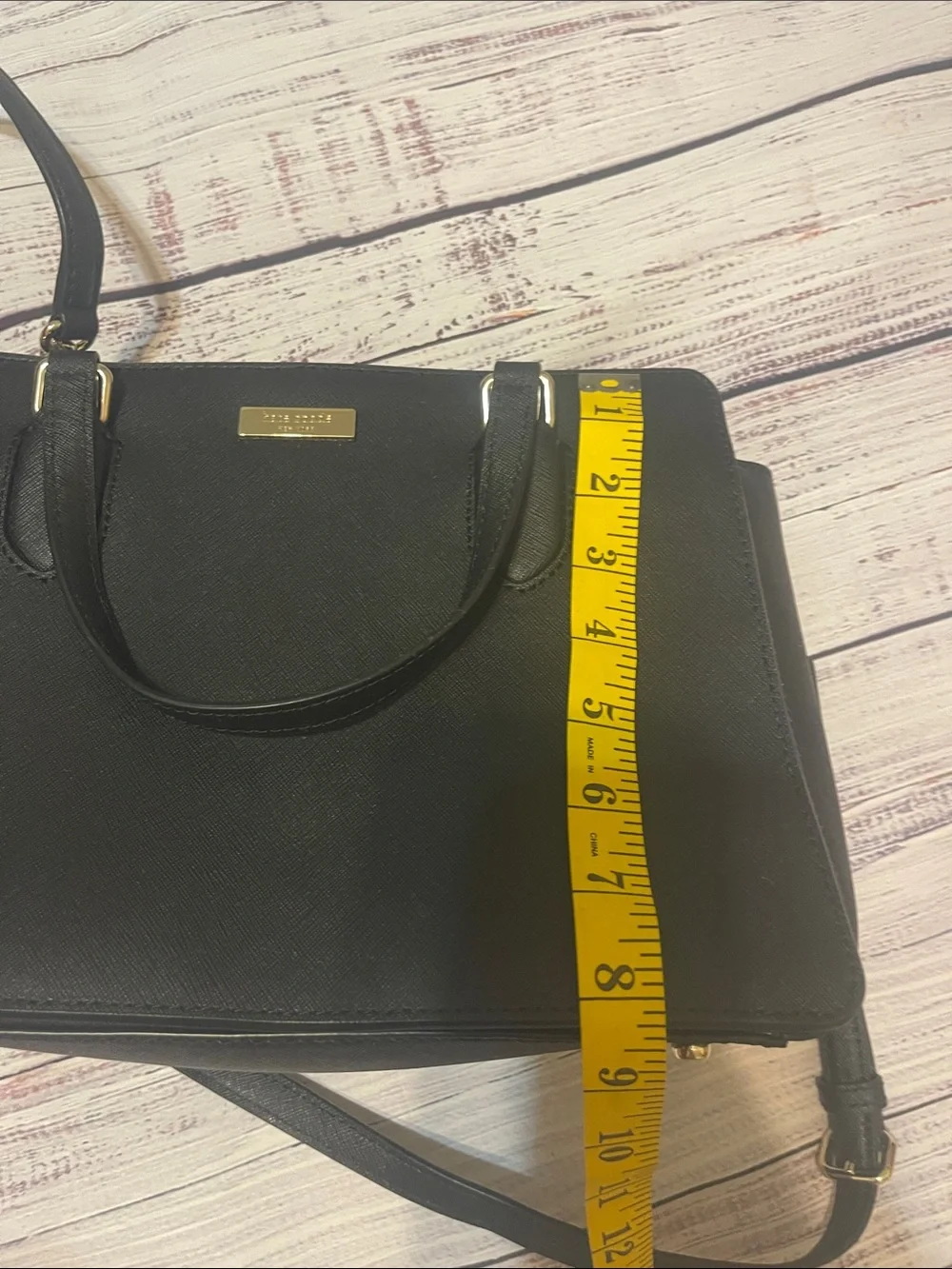 Kate Spade Laurel Way Reese Satchel Black Structured Top-Handle Shoulder Bag